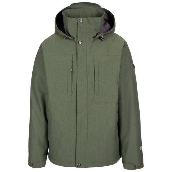 Trespass Mens Discott Waterproof Jacket / Ivy